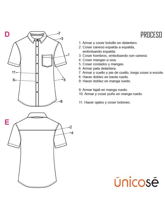 CAMISA MODA AJUSTADA JUVENIL, 