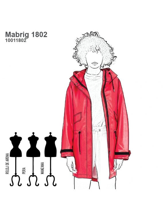 ABRIGO CHUBASQUERO MUJER 1802
