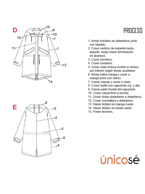 ABRIGO CHUBASQUERO MUJER 1802