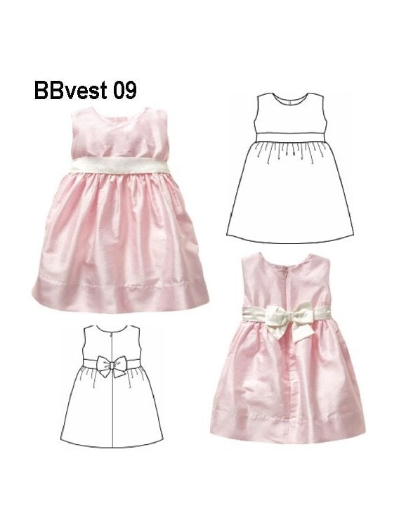 VESTIDO CLASICO BEBE