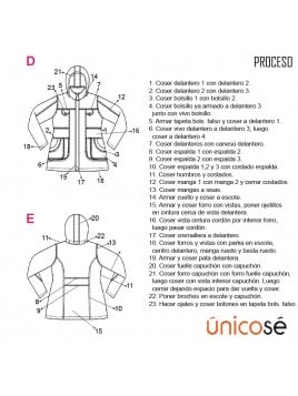 CHAQUETA PESPUNTES MUJER 1805