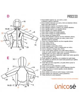 PARKA CORTES MUJER 1403