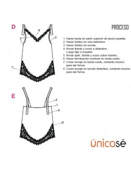 BLUSA LENCERA MUJER 1801