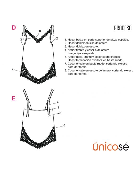 BLUSA LENCERA MUJER 1801