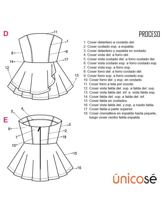 TOP PEPLUM MUJER 1802