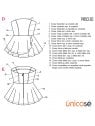 TOP PEPLUM MUJER 1802