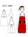 DELANTAL PECHERA COCINA NAVIDAD