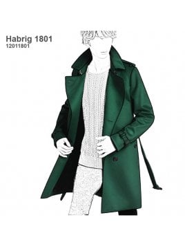ABRIGO TRENCH 1801 HOMBRE