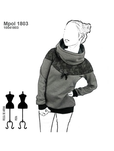 POLERON LARGO MUJER 1803