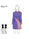VESTIDO EVASE MUJER 1801