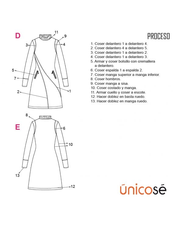 VESTIDO EVASE MUJER 1801