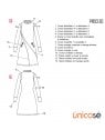 VESTIDO EVASE MUJER 1801
