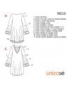 VESTIDO EVASE MUJER 1803