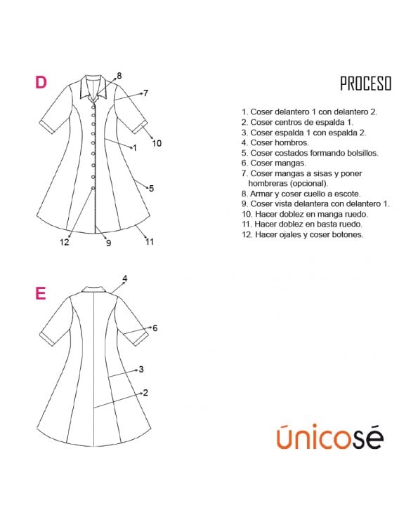 VESTIDO CAMISERO MUJER 1805