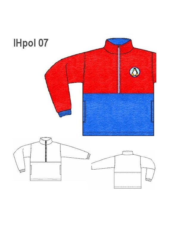 POLERON SEMI ABIERTO NIÑO 0907