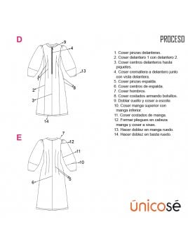 VESTIDO EVASE MUJER 1809