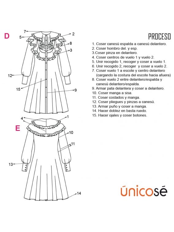 VESTIDO CAMISERO MUJER 1810