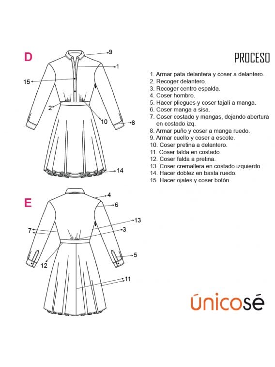 VESTIDO CAMISERO MUJER 1813