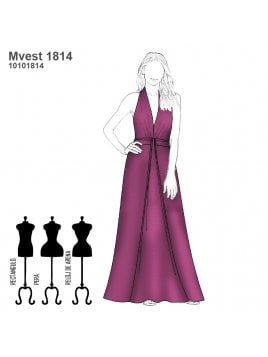 VESTIDO LARGO MUJER 1814