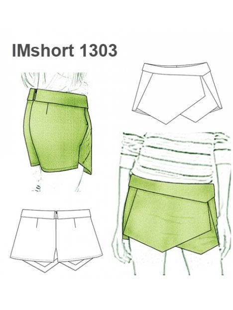 SHORT FALDA NIÑA 1303
