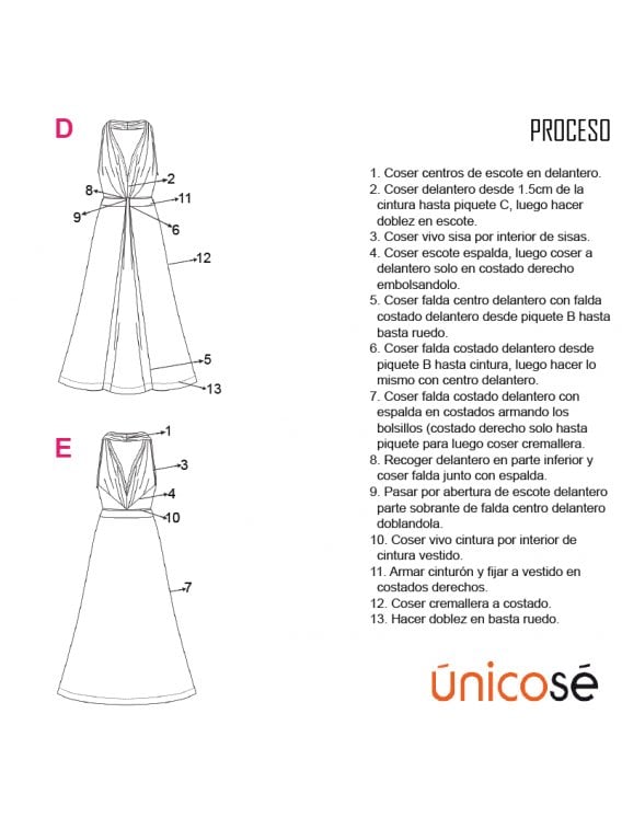 VESTIDO LARGO MUJER 1814