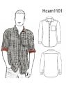 CAMISA REVERSIBLE HOMBRE SEMI ENTALLADA,