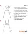 VESTIDO EVASE MUJER 1818