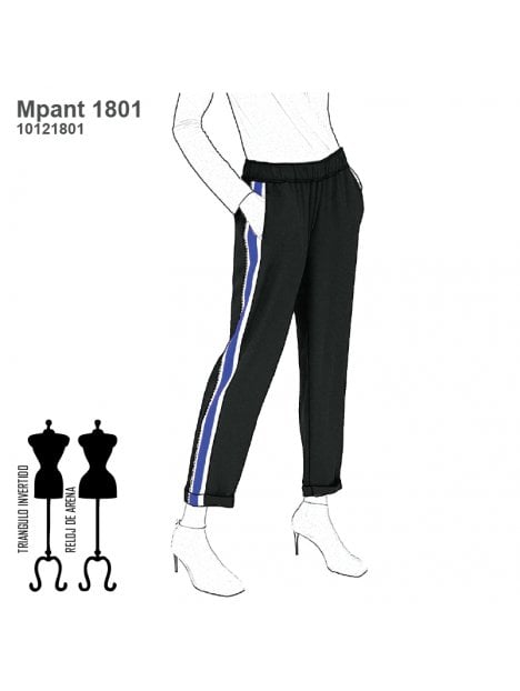 PANTALON BUZO URBANO MUJER 1801