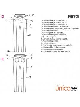 PANTALON AL TOBILLO MUJER 1804