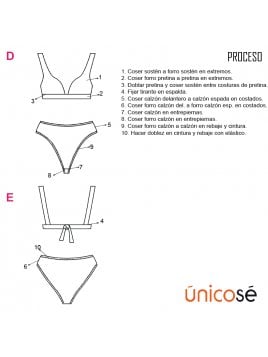 TRAJE DE BAÑO BIKINI MUJER 1801