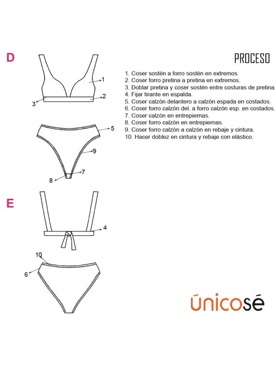 TRAJE DE BAÑO BIKINI MUJER 1801