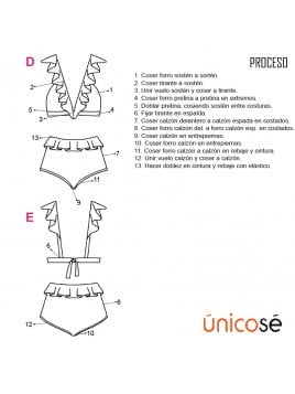 TRAJE DE BAÑO BIKINI MUJER 1803