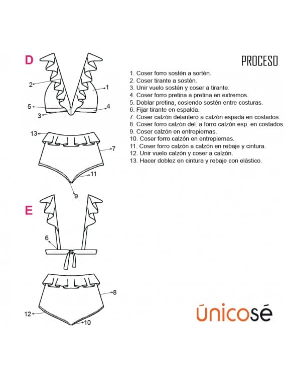 TRAJE DE BAÑO BIKINI MUJER 1803