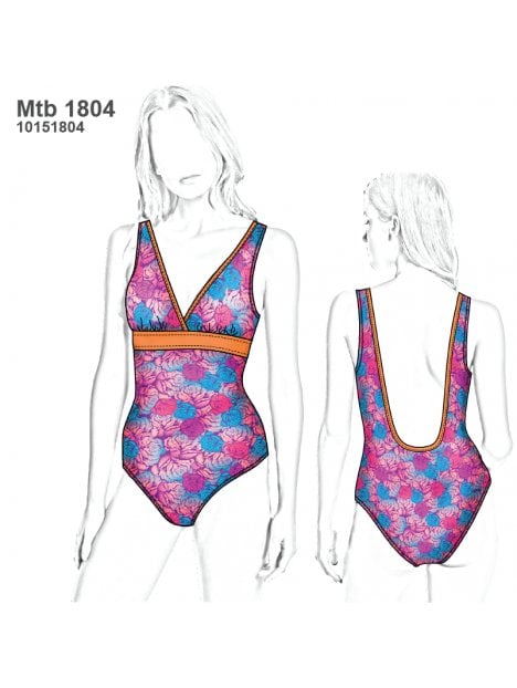 TRAJE DE BAÑO ENTERO MUJER 1804