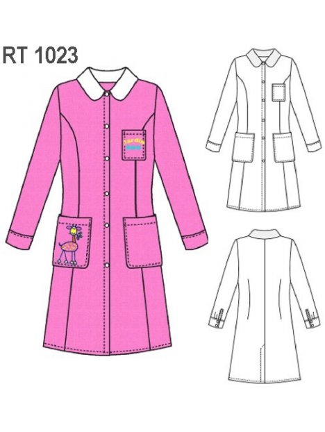 DELANTAL PARVULARIA  RT 1023