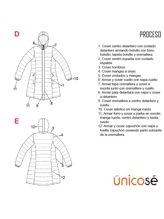 PARKA LARGA NIÑA 1801