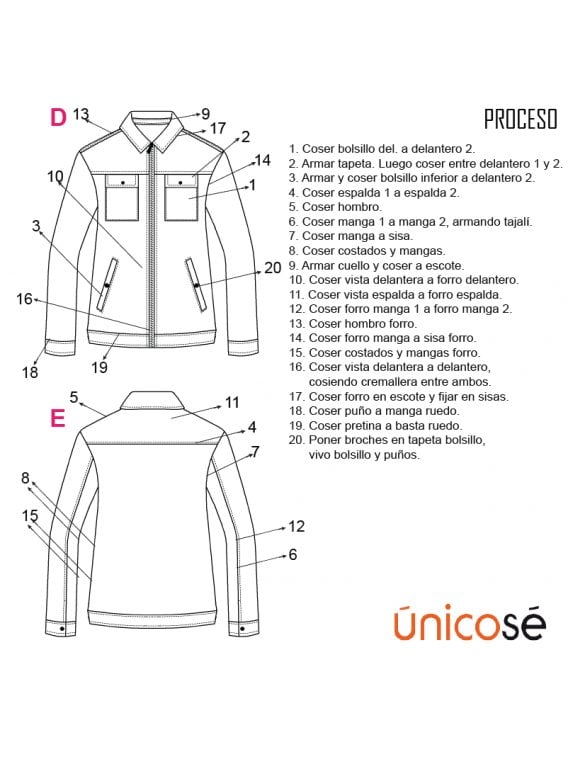 CHAQUETA CASUAL HOMBRE 1801