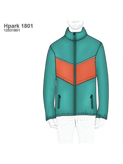 PARKA CORTES HOMBRE 1801