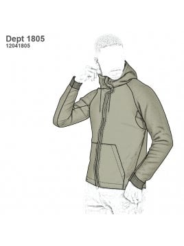 POLERON CHAQUETA HOMBRE 1805