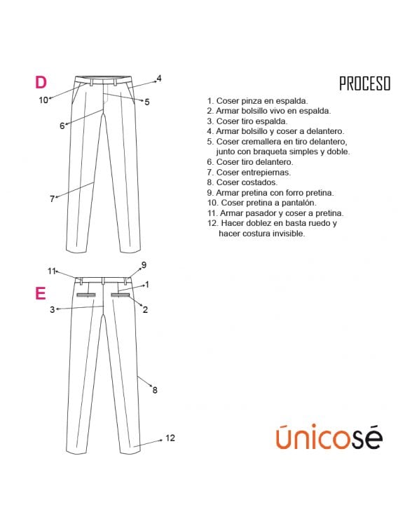 PANTALON SLIM FIT HOMBRE 1801