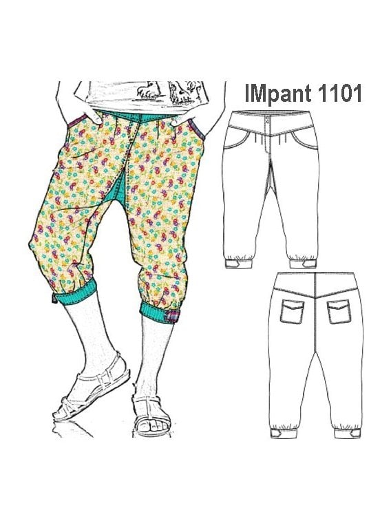 PANTALON HAREM NIÑA 1101