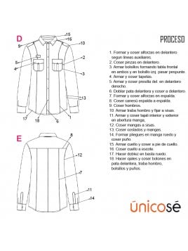 BLUSA TRABAJO RT 1801