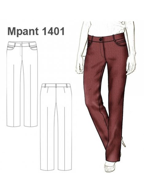 PANTALON RECTO MUJER 1401