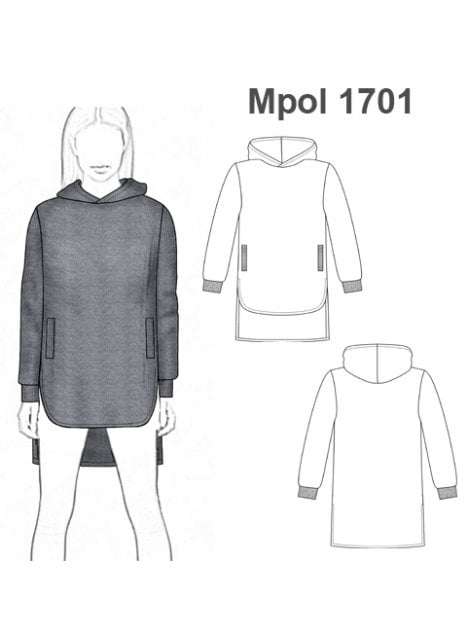 POLERON OVERSIZE MUJER 1701