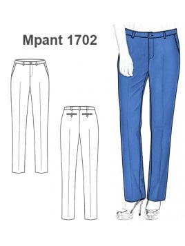 PANTALON CLASICO MUJER 1702