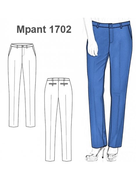 PANTALON CLASICO MUJER 1702