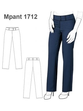 PANTALON CLASICO MUJER 1712