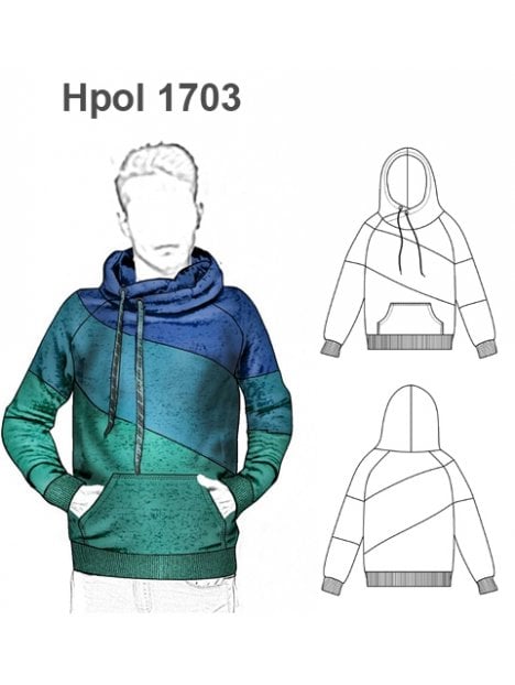 POLERON CORTES HOMBRE 1703