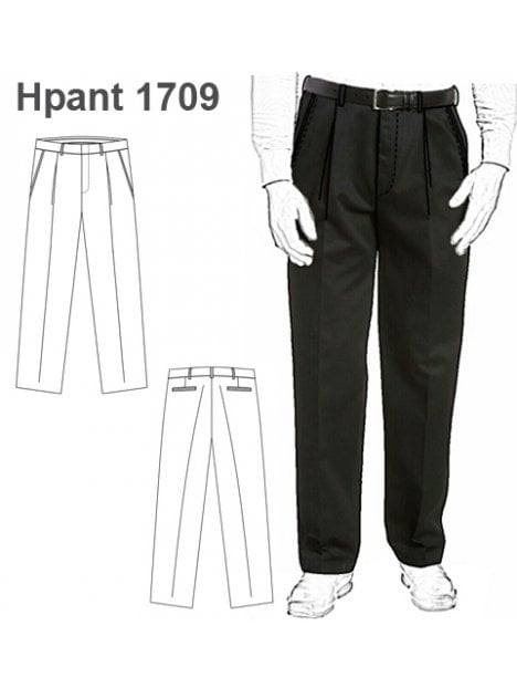 PANTALON CLASICO HOMBRE 1709