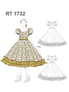 VESTIDO HUASA CHINA RT 1732